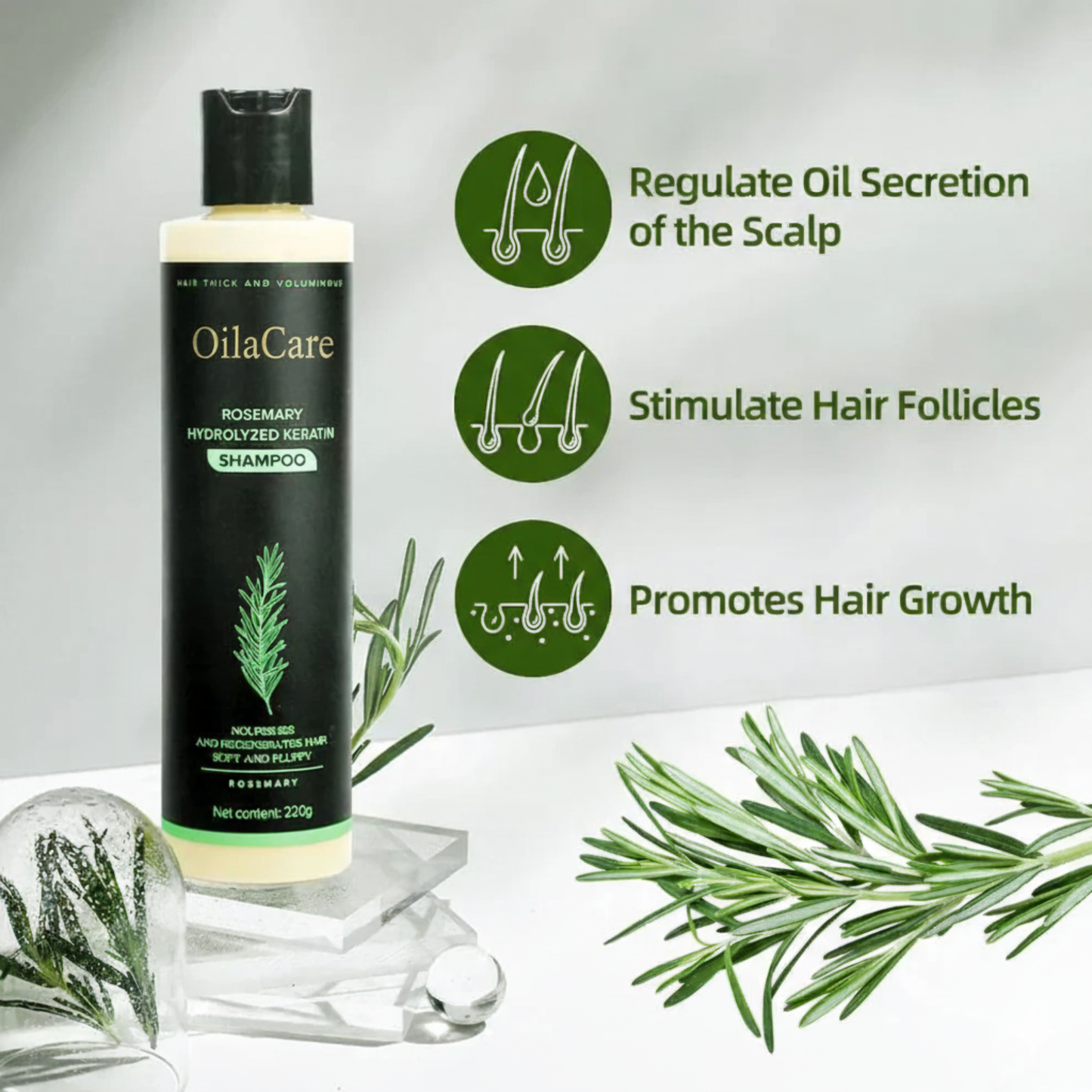 Organic Rosemary Hair Growth Shampoo